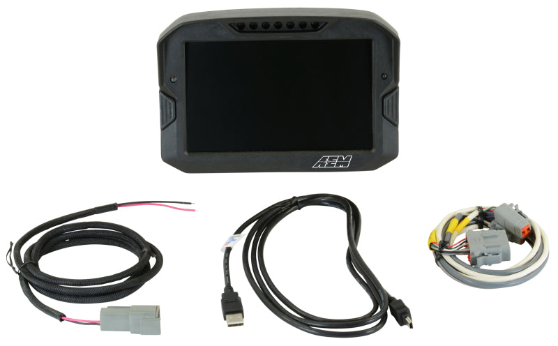 AEM CD-7 Non Logging Race Dash Carbon Fiber Digital Display (CAN Input Only) 30-5700 30-5700 Photo - Primary