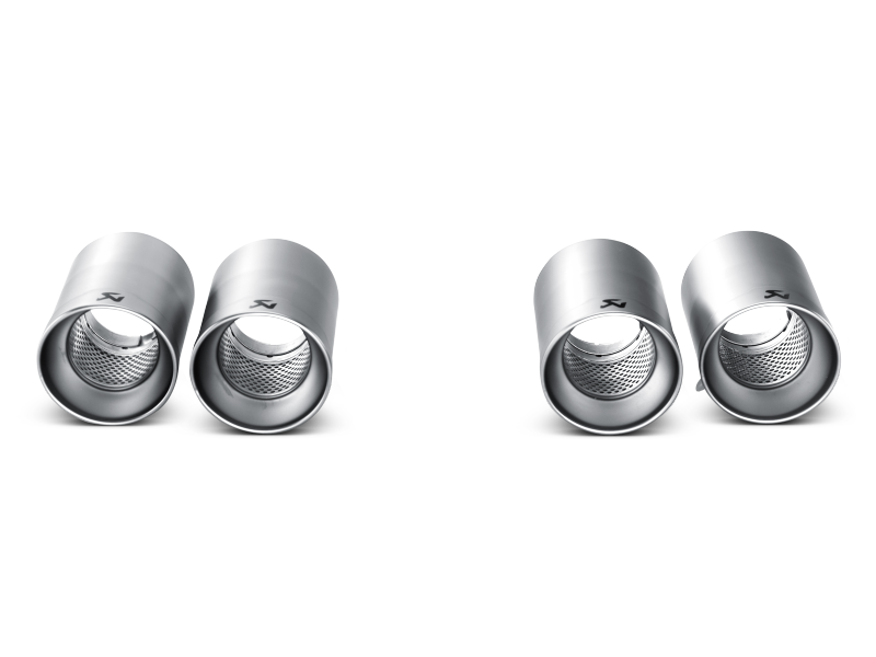 Akrapovic AKR Tail Pipe Set - Titanium Exhaust, Mufflers & Tips Tips main image