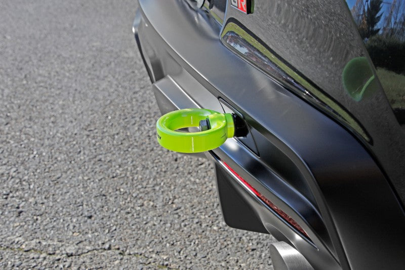 Perrin 2020 Toyota Supra Tow Hook Kit (Rear) - Neon Yellow PTP-BDY-250NY PTP-BDY-250NY Photo - Primary