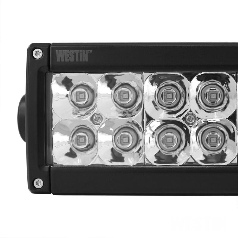 Westin Performance2X LED Light Bar Low Profile Double Row 10 inch Flex w/3W Osram - Black 09-12230-20S 09-12230-20S Photo - Unmounted