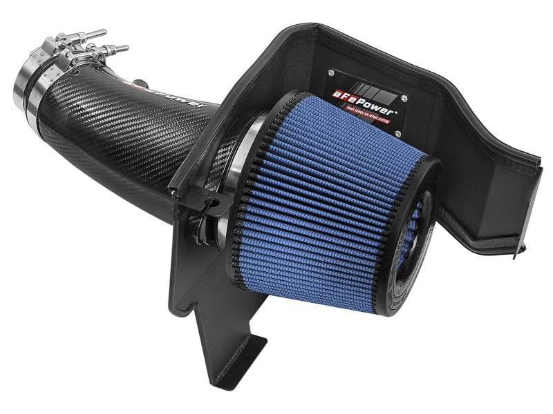 aFe Track Series Carbon Fiber Cold Air Intake System w/Pro 5R Filter Media 54-12172-C Photo - Primary