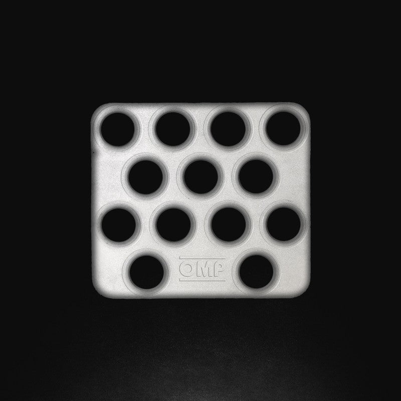 OMP Co-Drivers Foot Rest (Sandblasted Aluminium) OA0-1866-003 OA0-1866-003 Photo - Primary