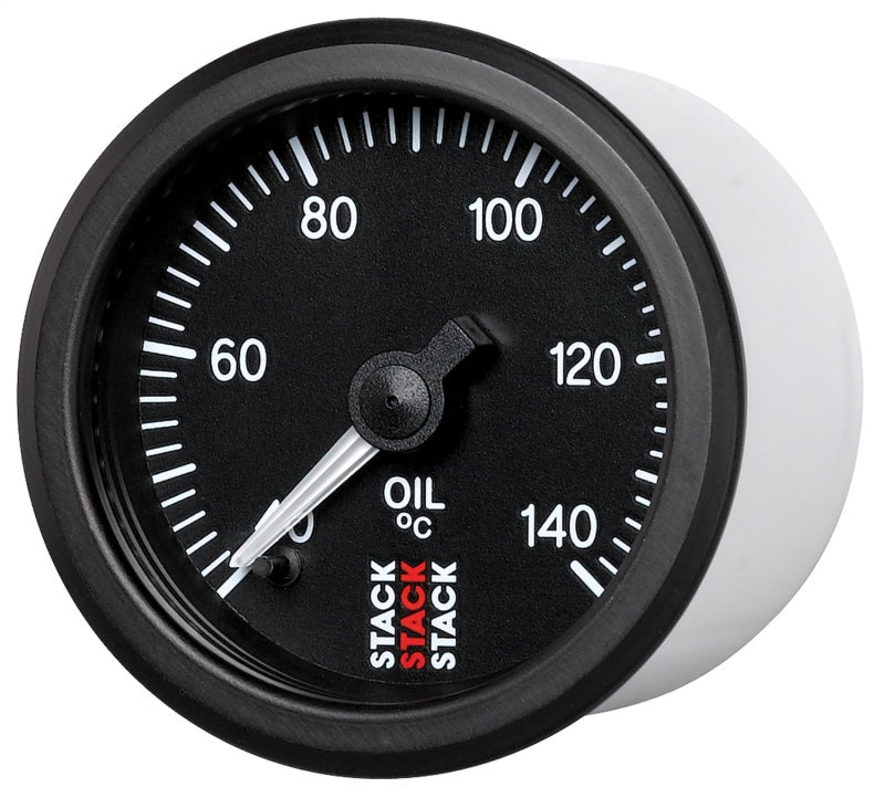 Autometer Stack 52mm 40-140 Deg C 1/8in NPTF Male Pro Stepper Motor Oil Temp Gauge - Black ST3309 ST3309 User 2