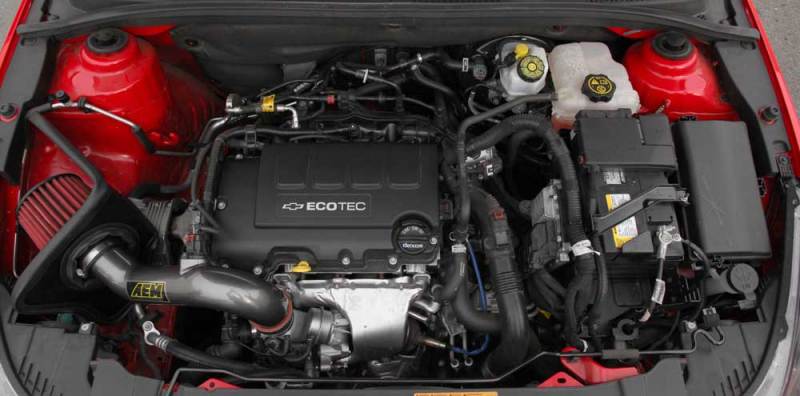 AEM Induction AEM 2011-2014 Chevrolet Cruze 1.4L - Cold Air Intake System - Gunmetal Gray 21-744C 21-744C Photo - Mounted