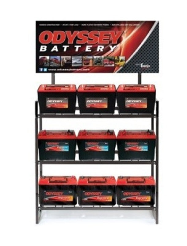 Odyssey Battery 18 Battery Display Rack (3 Wide x 3 High x 2 Deep) ODY18RETAILER ODY18RETAILER User 1