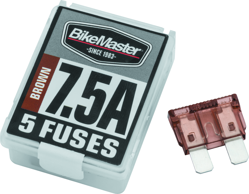 BikeMaster 5Piece 7.5A Replacement Fuse 152430 152430 Photo - Primary
