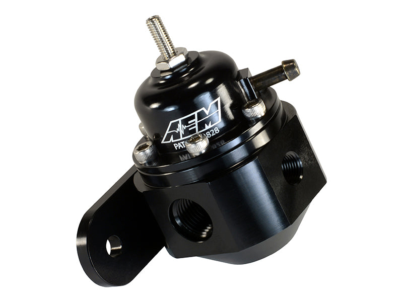 AEM Electronics Universal Fuel Pressure Regulator Black 25-302BK Photo - out of package