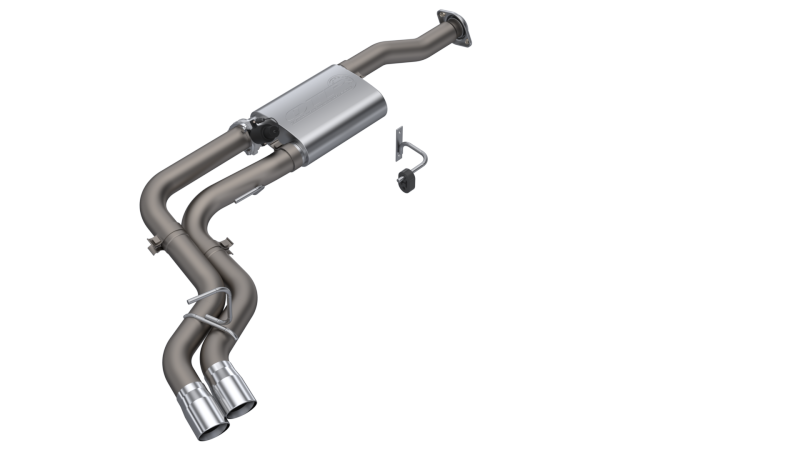 QTP 15-18 Ford F-150 CC/EC Standard Bed 304SS Screamer Cat-Back Exhaust w/3in Tips 440015 440015 Photo - Primary