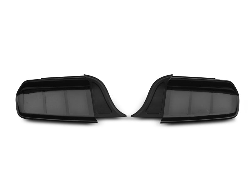 Raxiom 15-22 Ford Mustang Profile LED Tail Lights - Gloss Black Housing (Smoked Lens) 402183 402183 Photo - Close Up