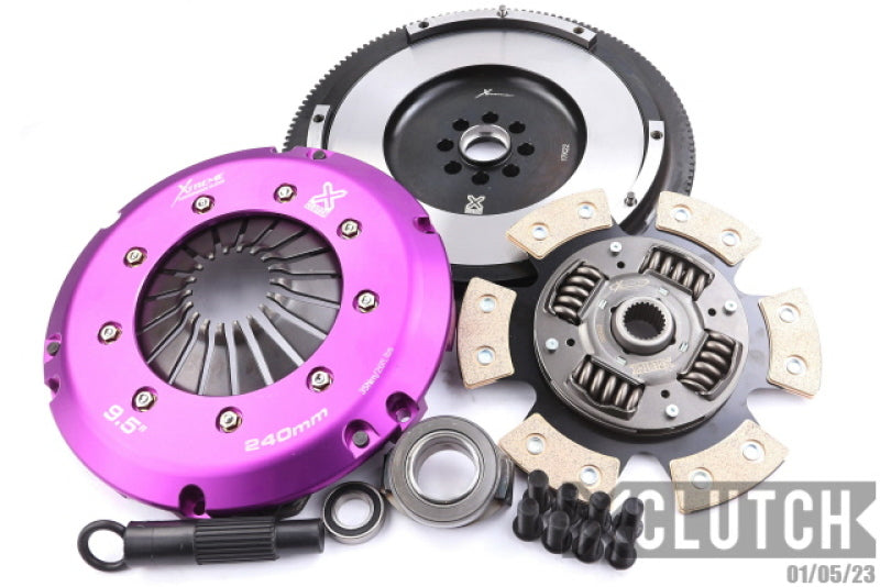 XCLUTCH 17-21 Honda Civic Type R 2.0L Stage 2R Extra HD Sprung Ceramic Clutch Kit XKHN24537-1R XKHN24537-1R Photo - Primary