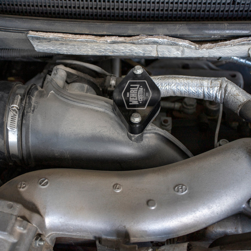 Wehrli 11-16 Chevrolet 6.6L LML Duramax Turbo Resonator Billet Block Off Plate WCF100096 WCF100096 User 1