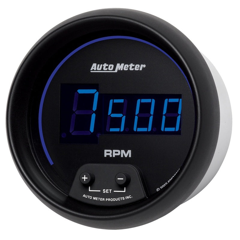 Autometer Gauge,Tach,3 3/8",10k RPM,In-Dash,Digital Black Dial w/ Blue LED 6997 User 2