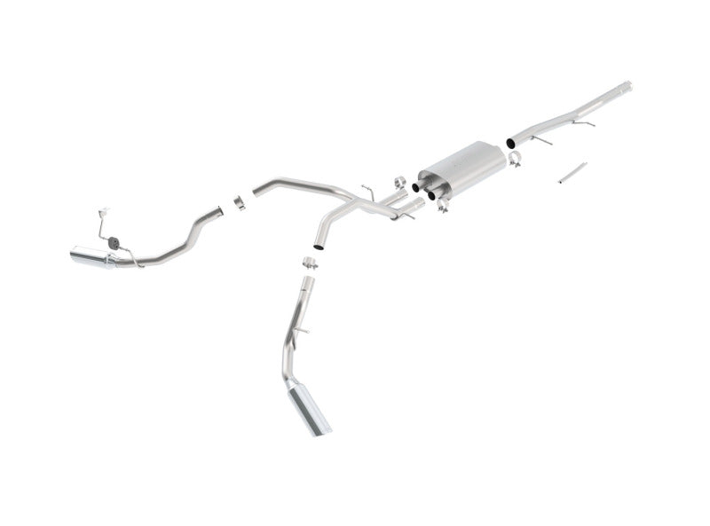 Borla 09-11 Chevrolet Sierra 1500 WT/SLT/SLEi/XFE / Silverado 1500 WT/LT/LTZ/LS SS Catback Exhaust 140341 140341 Photo - Primary
