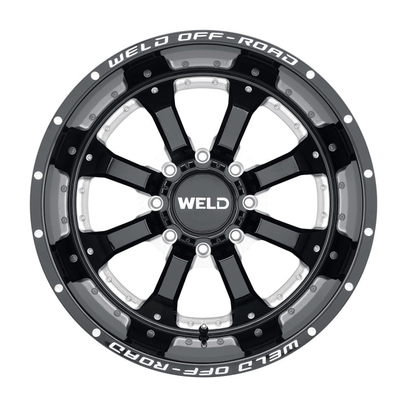 Weld Off-Road W125 20X9 Granada Six 6X139.7 ET20 BS5.75 Gloss Black MIL 106.1 W12509084575 W12509084575 Photo - Primary