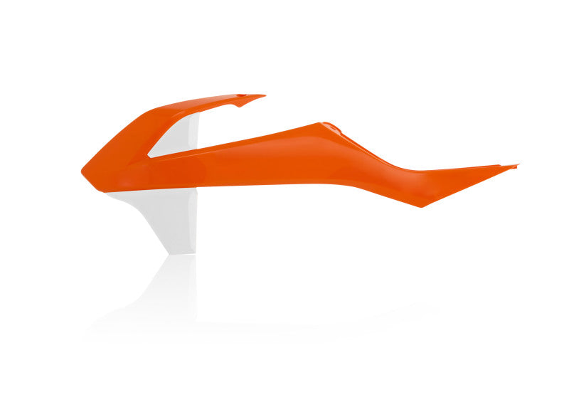 Acerbis 18+ KTM SX85/21-24 GasGas MC85 Radiator Shroud - Orange/Whtie 2685961362 2685961362 Photo - Primary