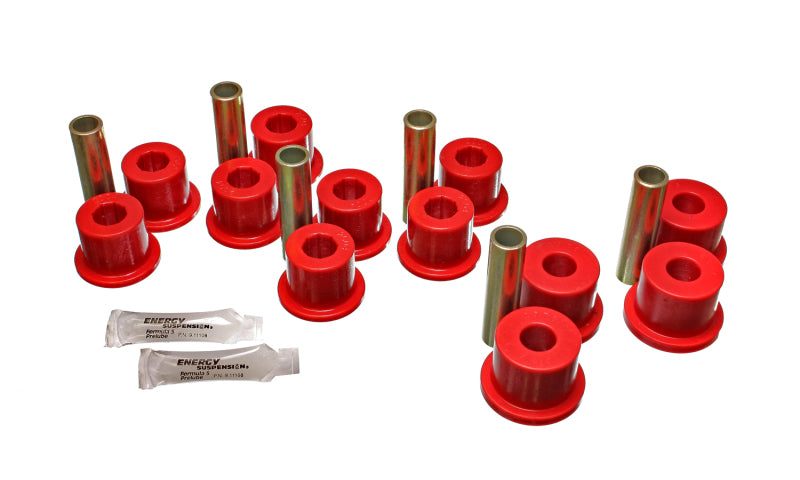 Energy Suspension Leaf Spring Bushing Set Red Chevrolet K20 All 1975-1986 3.2107R Photo - Primary
