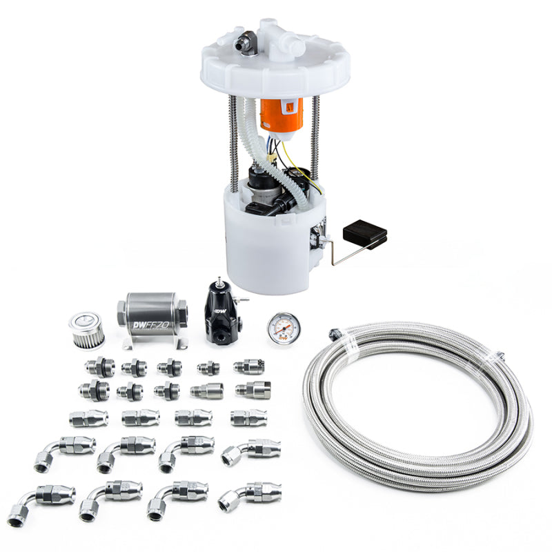 DeatschWerks DW400 Pump Module + Return Kit SS PTFE for 8th Gen 2006-11 Honda Civic Si K20 9-401-608-7041 Photo - Primary