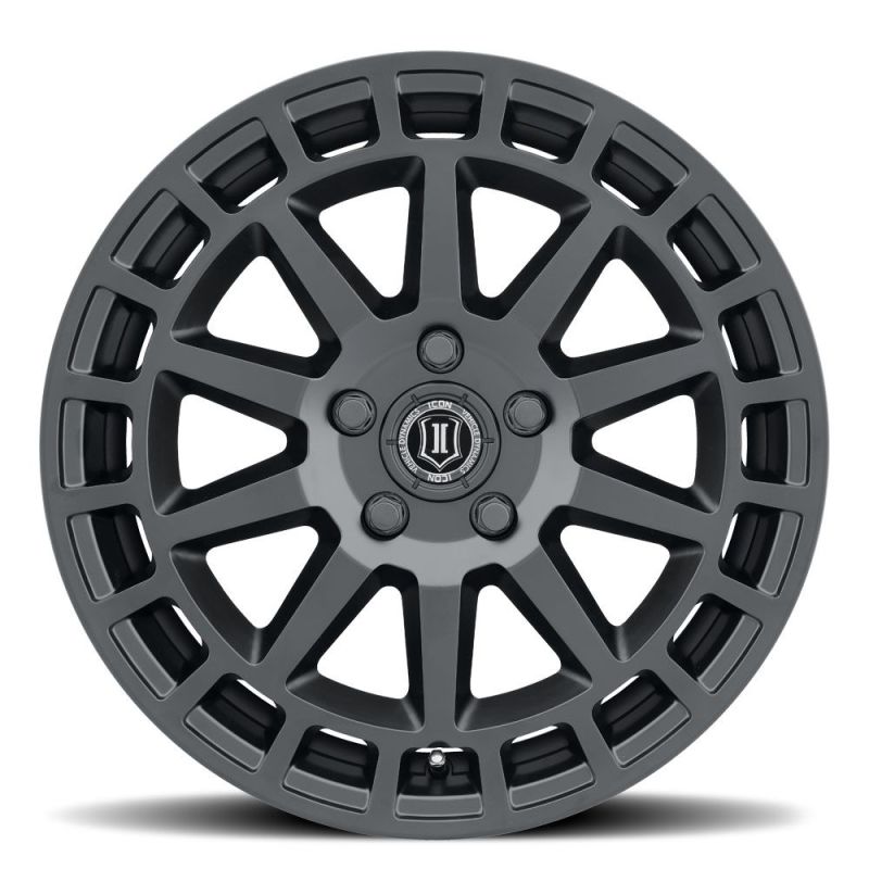 ICON Journey 17x8.5 5x108 38mm Offset 6in BS Satin Black Wheel 7117803160SB 7117803160SB Photo - Close Up