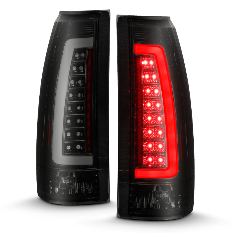 ANZO 1999-2000 Cadillac Escalade LED Taillights Black Housing Smoke Lens Pair 311345 311345 User 6