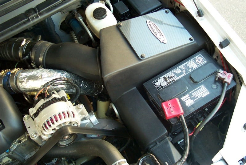 Volant 99-03 Ford Excursion 7.3 V8 Primo Closed Box Air Intake System 19873 Photo - Mounted