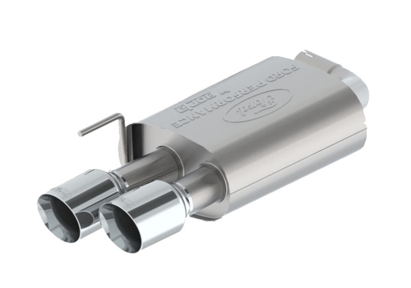 Ford Racing 2024 Mustang 2.3L Extreme Non-Active Cat-Back Exhaust w/GT Valance - Chrome Tip M-5200-M2ECV M-5200-M2ECV Photo - Unmounted