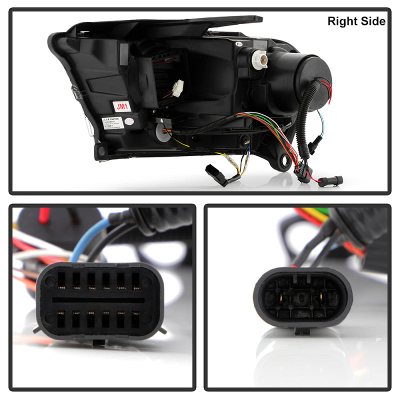 SPYDER 11-13 Dodge Durango (HID Model Only) Projector Headlights - Black PRO-YD-DDU11HIDSI-BK 5088680 5088680 User 2