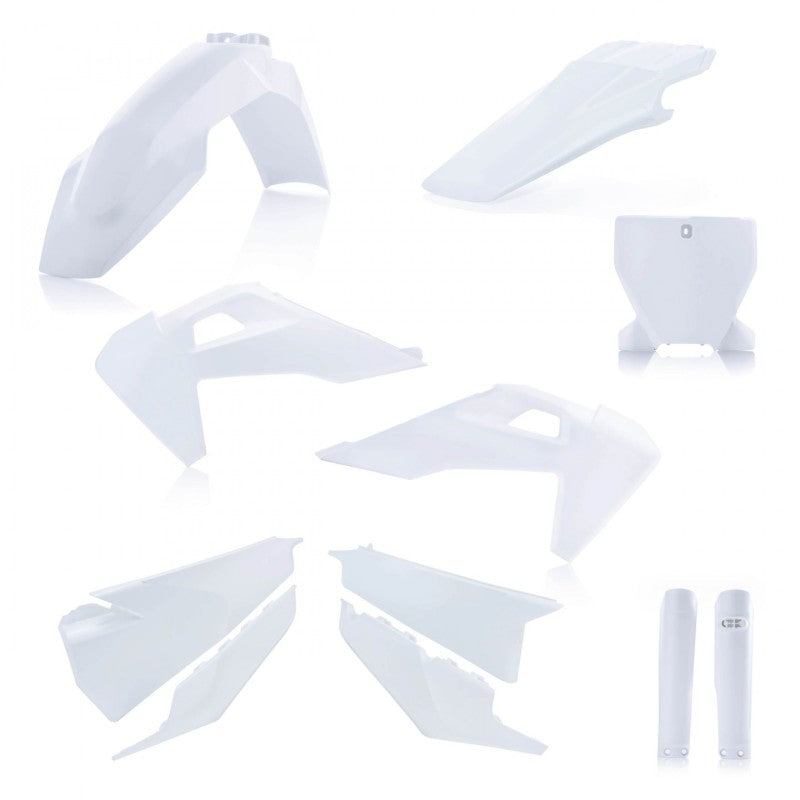 Acerbis 19-22 Husqvarna 125-450 TC/ FX/ FC/2019 TX300/ 20-22 TX300i Full Plastic Kit - 20 White 2726556811 2726556811 Photo - Primary