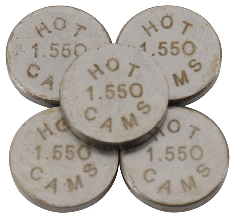 Hot Cams 04-08 400 DVX/02-16 CRF 450 R 1.550mm Shim Kit - 5 Pack 5PK948155 5PK948155 Photo - Primary