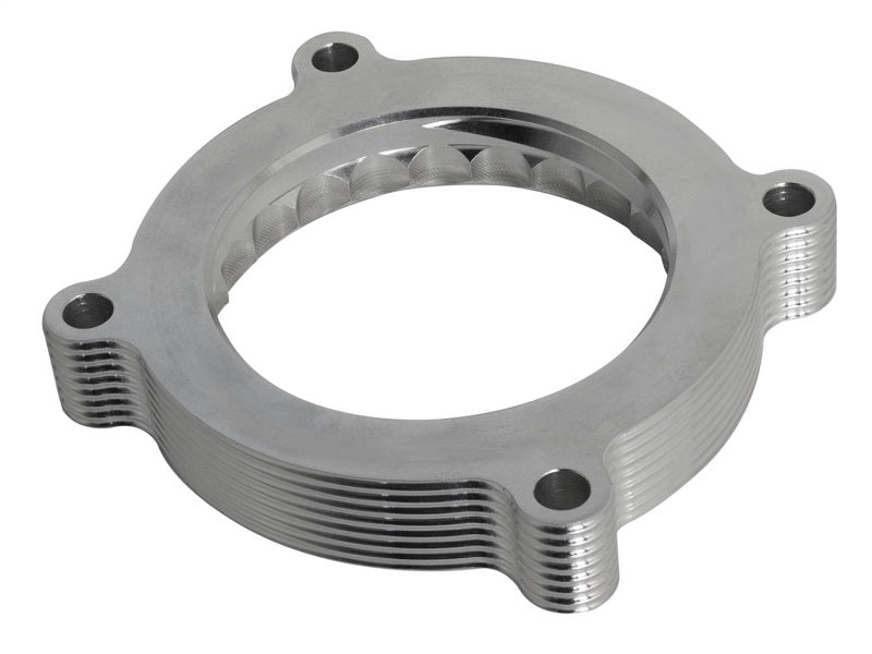 aFe Silver Bullet Throttle Body Spacer: Ford Mustang GT 15-17 V8-5.0L (Cor 46-33020 Photo - Unmounted