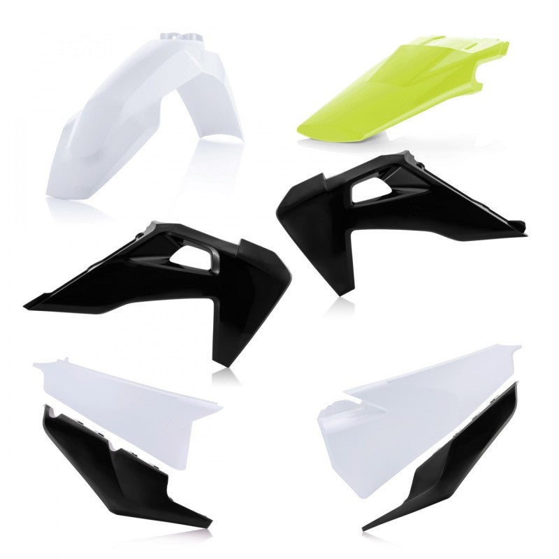 Acerbis 19-22 Husqvarna 125-450 TC/ FX/ FC/2019 TX300/ 20-22 TX300i Plastic Kit - Wht/Black/Yellow 2726567296 2726567296 Photo - Primary