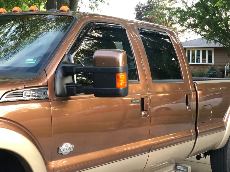 EGR 99+ Ford Super Duty Crew Cab In-Channel Window Visors - Set of 4 (573511) 573511 573511 Photo - Mounted