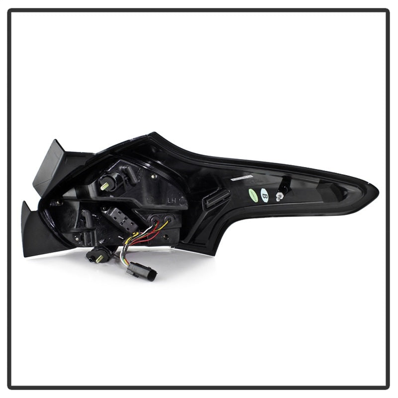 Spyder 15-17 Ford Focus Hatchback LED Tail Lights w/Indicator/Reverse - Black (ALT-YD-FF155D-LED-BK) 5085719 5085719 Photo - Unmounted