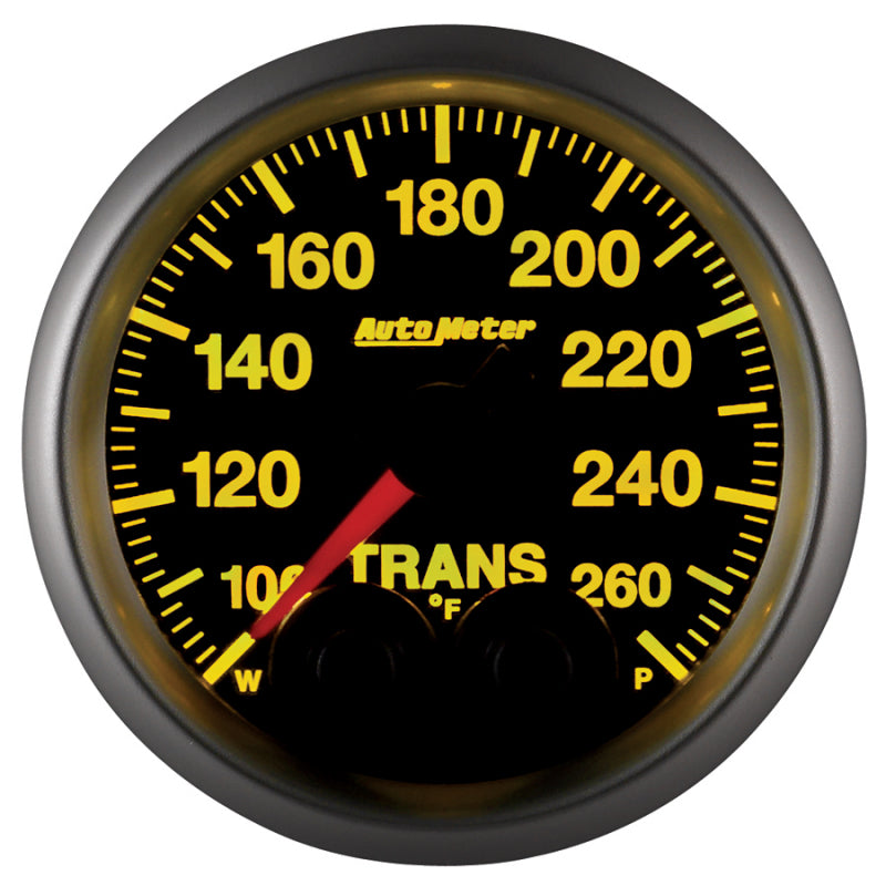 Autometer Gauge, Trans Temp, 2 1/16", 260 deg. F, Stepper Motor w/Peak & Warn 5658 User 8