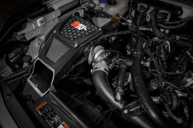 K&N Engineering K&N 2021 Ford Bronco V6-2.7L F/I Aircharger Performance Intake 63-2619 63-2619 Photo - Mounted
