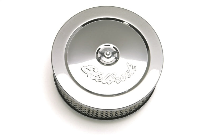 Edelbrock Air Cleaner, Pro-Flo Series, Round, Steel Top, Paper Element, 6" Dia. 1209 Photo - Primary