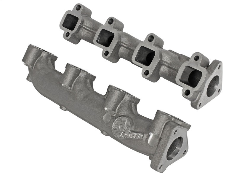 aFe BladeRunner Ported Ductile Iron Exhaust Manifold - GM Diesel Trucks 01 46-40024 Photo - Primary