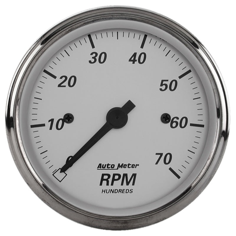 Autometer Gauge, Tachometer, 3 1/8", 7k Rpm, In-Dash, Amer Platinum 1995 Photo - Primary