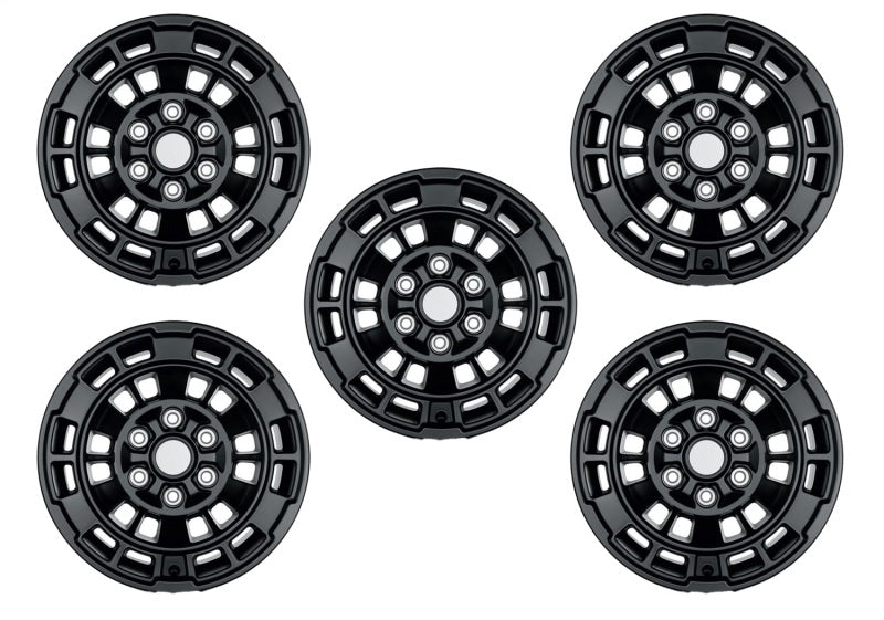Ford Racing 21-24 Bronco 17in x 8.5in Matte Black Wheel Kit M-1007K-P1785MB M-1007K-P1785MB Photo - Primary
