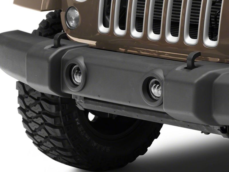 Raxiom 07-18 Jeep Wrangler JK Axial Series 4-In LED Devil Eyes Fog Lights w/ Halo J142667 J142667 Photo - Close Up