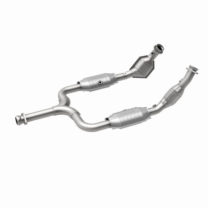 MagnaFlow Ford Mustang HM Grade Federal / EPA Compliant Direct-Fit Catalytic Converter 93345 360 Degree Image Set