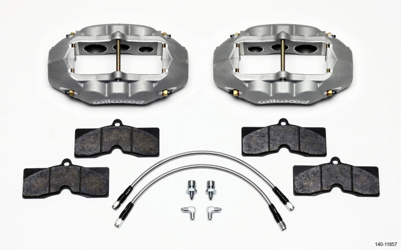Wilwood D8-6 Front Caliper Kit,Clear,Corvette C2/C3 65-82 140-11857 Photo - Primary