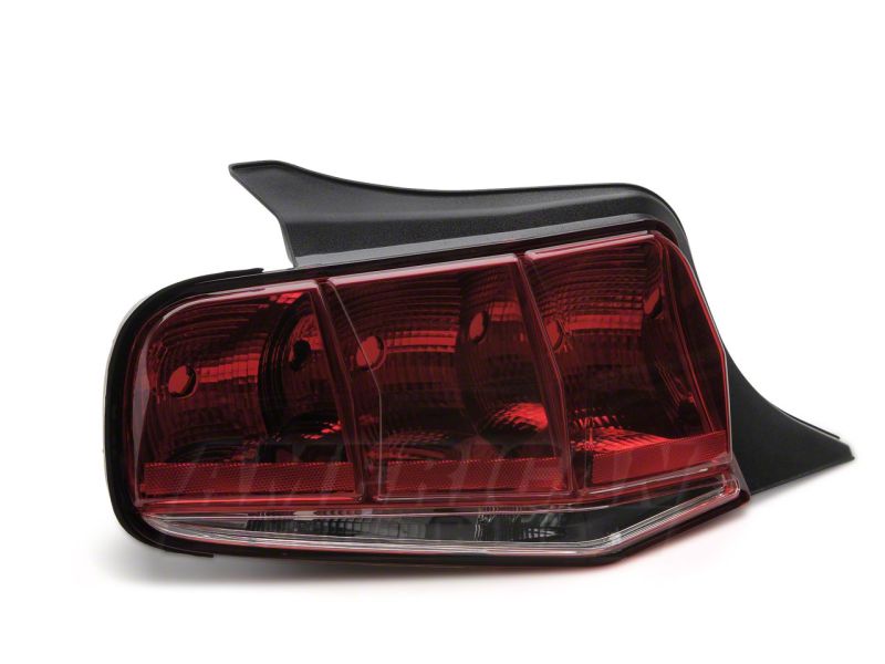 Raxiom 10-12 Ford Mustang Aero Tail Lights- Blk Housing (Smoked Lens) 49145 49145 Photo - Close Up