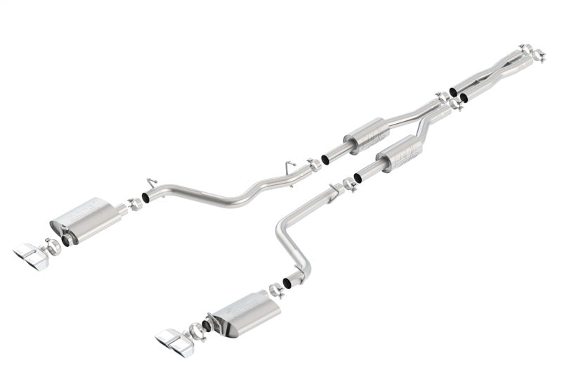 Borla 09-14 Dodge Challenger R/T 5.7L RWD 2Dr. 2.5in. ATAK CB Exhaust - Dual Split Rear Exit 140708 140708 Photo - Primary