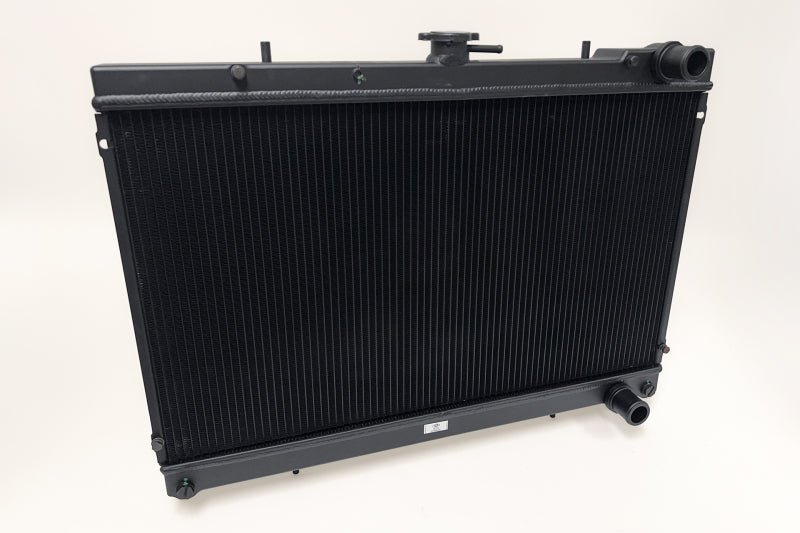 CSF R32 Nissan Skyline GT-R / GT-S Full Billet Aluminum High-Performance Radiator - Black Finish 7217B 7217B Photo - out of package