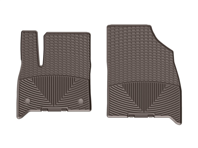 WeatherTech 2018+ Buick Enclave Front Rubber Mats - Cocoa W499CO W499CO Photo - Primary