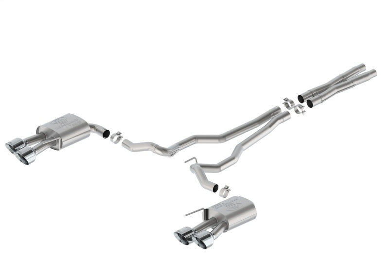 Ford Racing 2024 Mustang 5.0L Extreme Non-Active Cat-Back Exhaust w/Valance - Chrome Tip M-5200-M5ECV M-5200-M5ECV Photo - Primary
