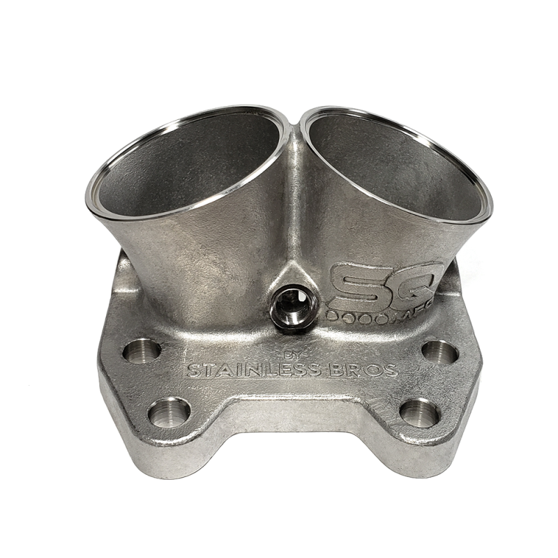 Ticon Industries 2.25in T4 Collector w/ Divided Inlet - Sequence Manufacturing 903-35724-1010 903-35724-1010 User 1