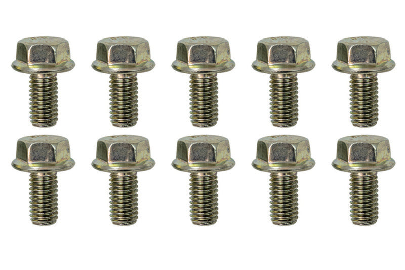 Moroso M8-1.25 x 16mm Non-Serrated Zinc Flange Bolt  - 10 Pack 38841 38841 User 1