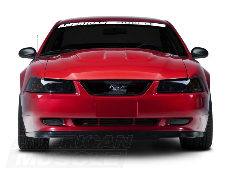 Raxiom 99-04 Ford Mustang Axial Series Projector Headlights- Blk Housing (Smoked Lens) 49126 49126 Photo - Close Up