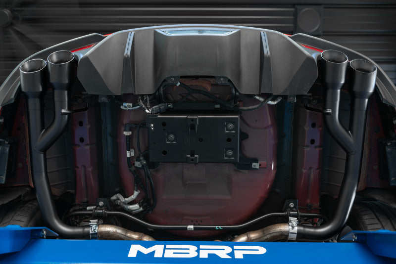 MBRP 18- Ford Mustang 5.0L 2.5in Axle Back Exhaust MBRS7211BLK S7211BLK Photo - Close Up
